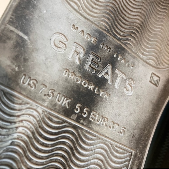 Greats Brooklyn Loafers Shoes Black Leather Slip On Women's Size 7.5 - Picture 12 of 12